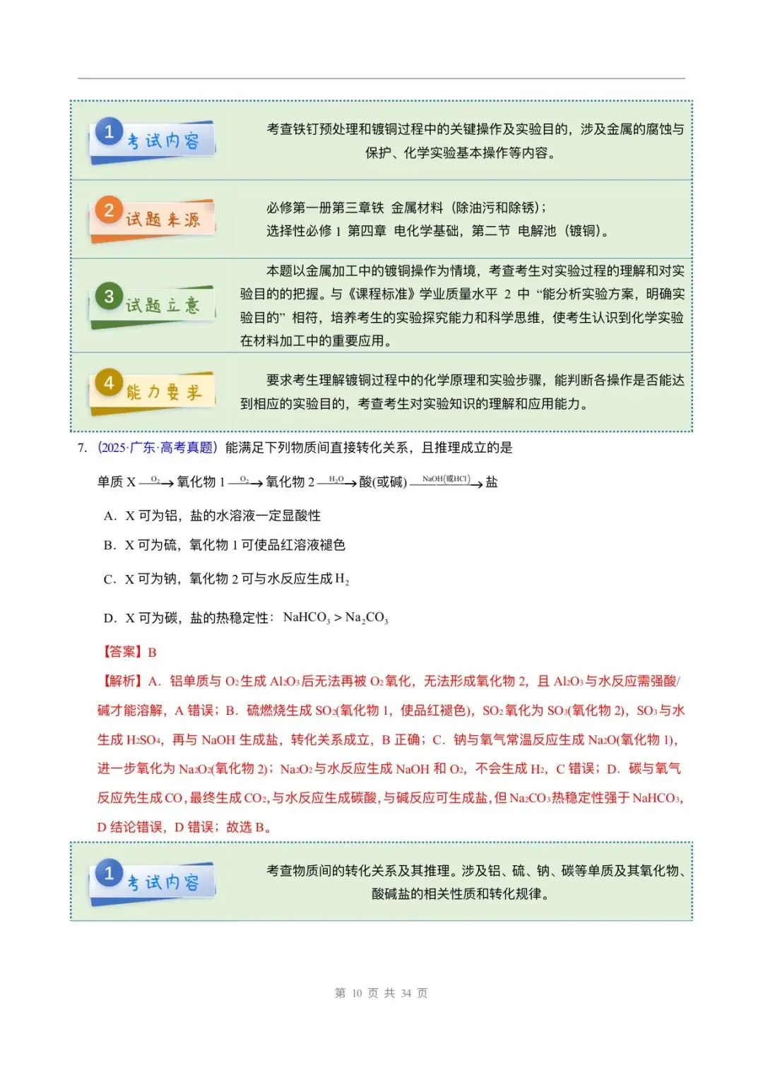 2025年高考化学真题完全解读,完整版可打印! 第11张