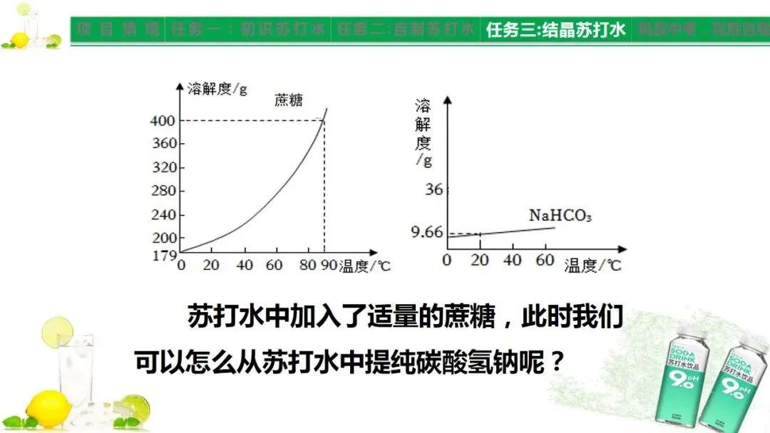中考化学《溶液》项目式复习——探秘苏打水(课件+教学设计) 第10张 中考化学《溶液》项目式复习——探秘苏打水(课件+教学设计) 第10张