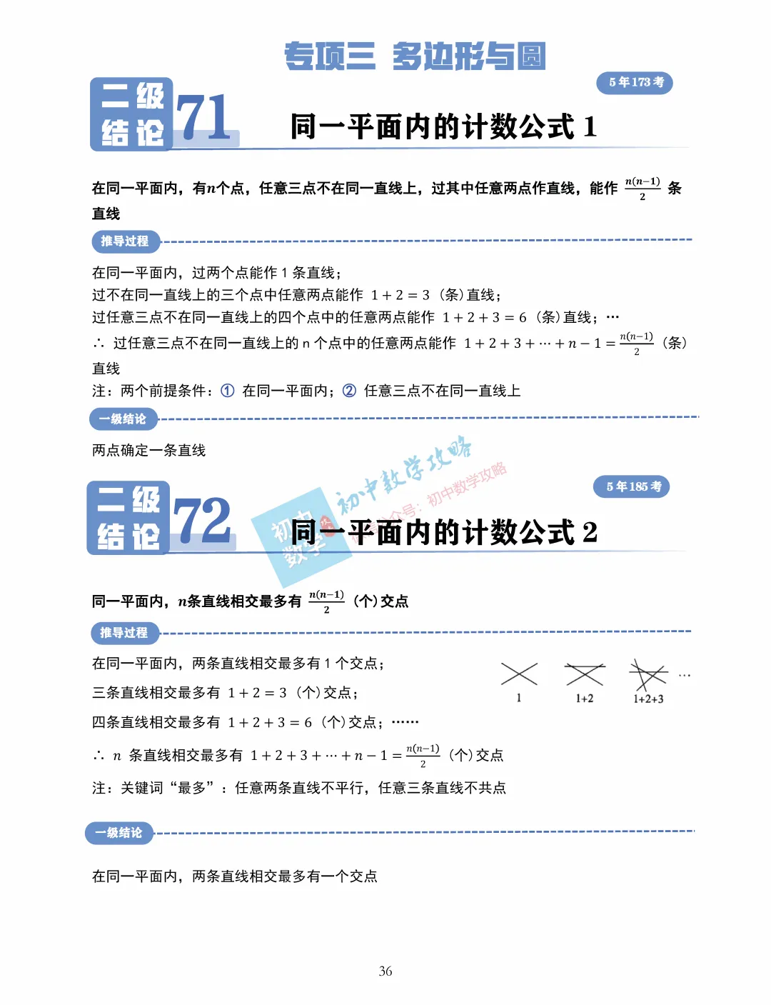 中考数学常用二级结论汇编,掌握后解题快又准! 第38张