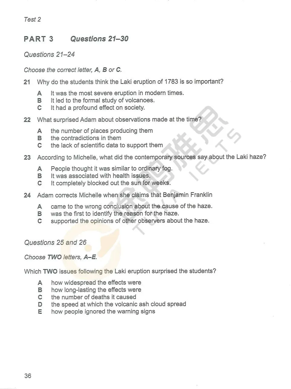 《剑雅真题4-20》.PDF含音频,免费领取~ 第27张 《剑雅真题4-20》.PDF含音频,免费领取~ 第27张