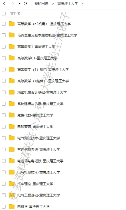 重庆理工大学期末考试多科目历年试卷真题免费领取,重理工同学的专属福利来了! 第6张