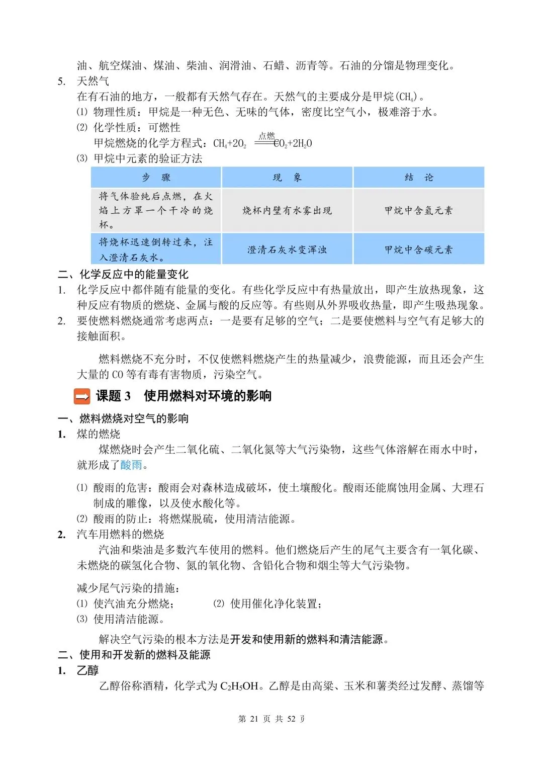 中考化学全部知识点总结(背诵版) 第20张