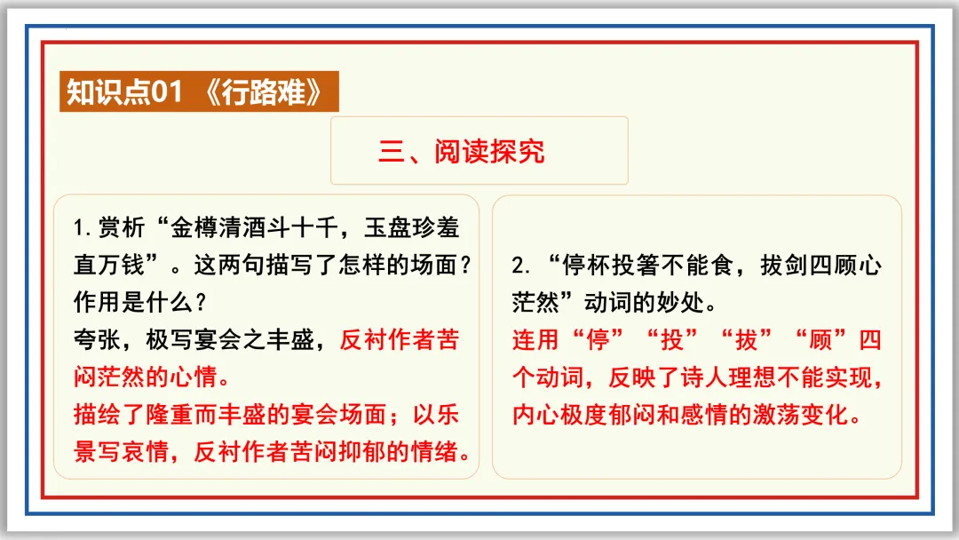 中考古诗词分主题一遍过④:人生况味(上)PPT 第19张
