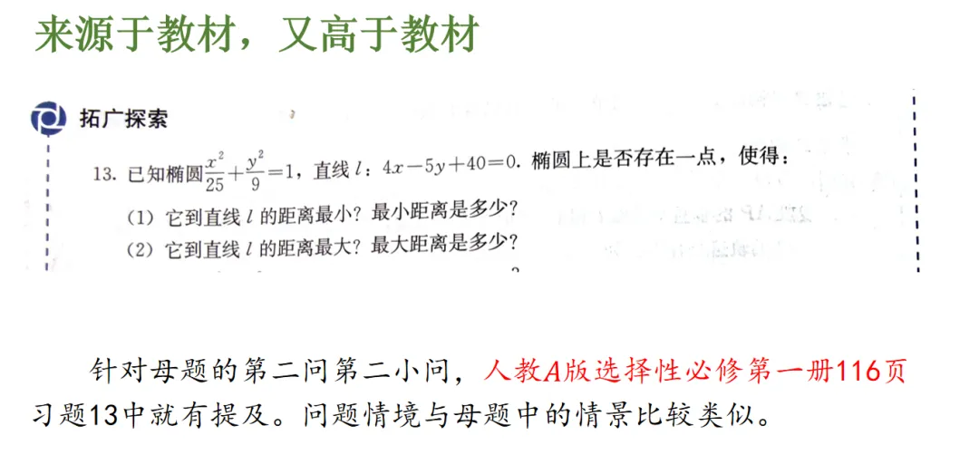 【高考真题说题】2025全国Ⅰ卷第18题解析几何说题D27 第17张