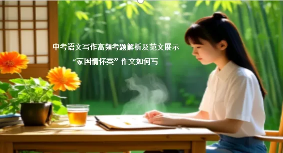 中考语文写作高频考题解析及范文展示:“家国情怀类”作文如何写 第2张