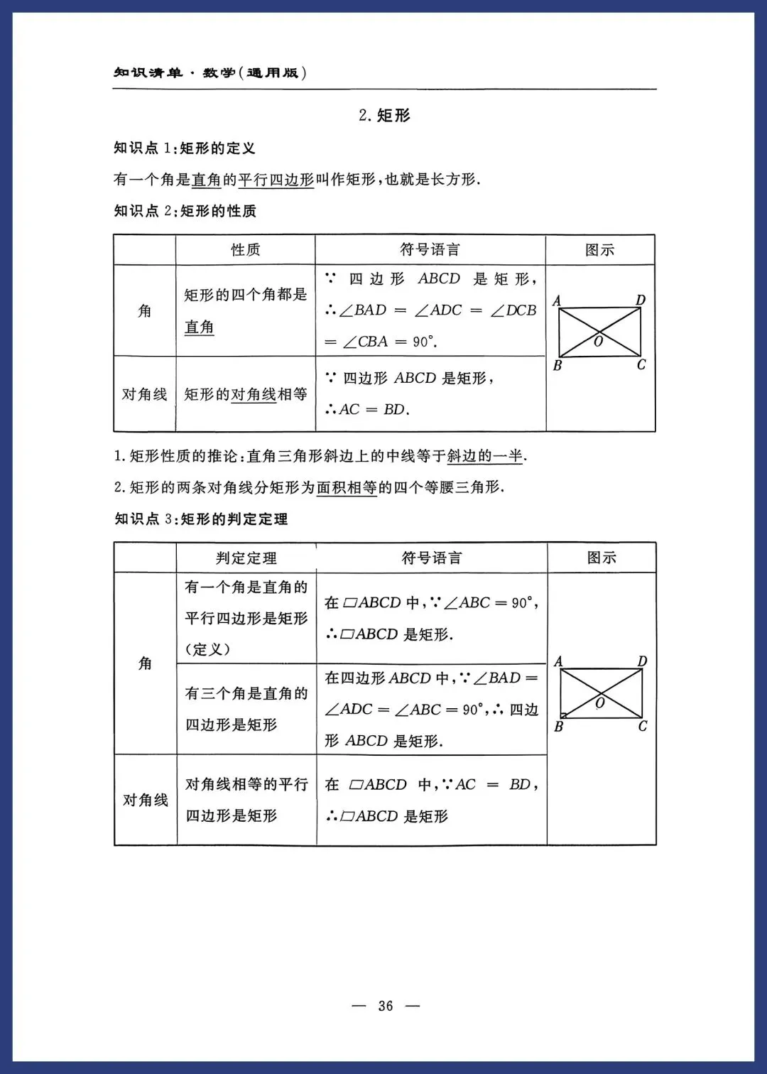 中考数学知识清单(通用版) 第35张