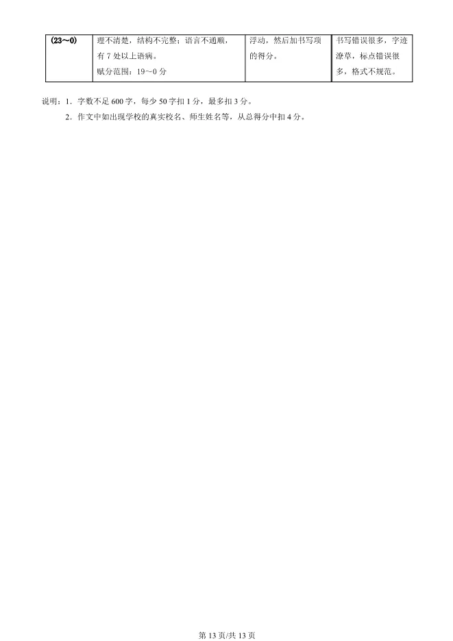 2025年北京大兴初三上册期末语文试卷及答案(有答案)【可下载】 第13张