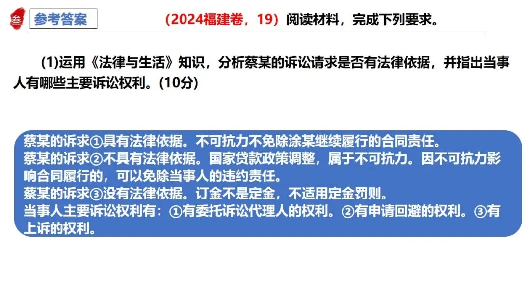 高正团队2026跟着真题学答题专题7 法律与生活 第33张