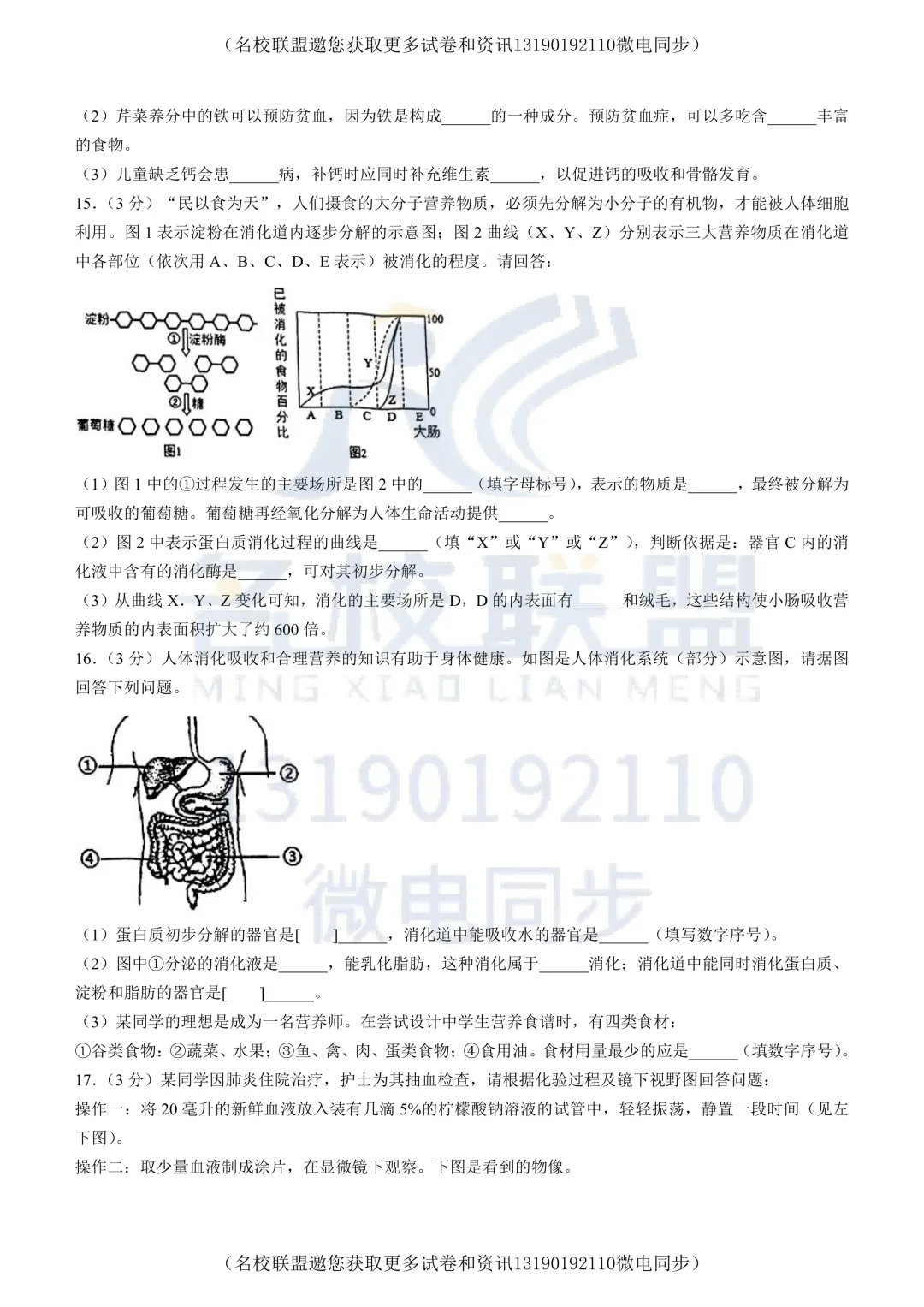 【初一试卷】名榜教育&辽宁名校联盟 初中全科试卷分享 第4张
