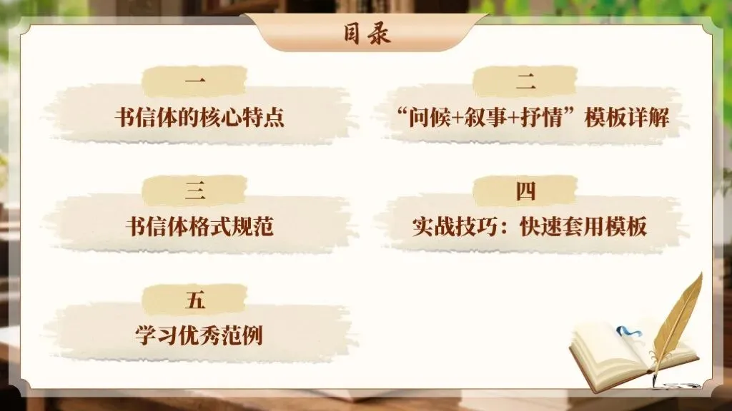 【中考作文万能模板】《书信体“问候+叙事+抒情”模板》| 中考作文轻松掌握! 第9张