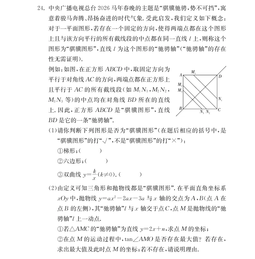 中考冲刺必备!附中集团初三一模全科试卷及答案~ 第23张
