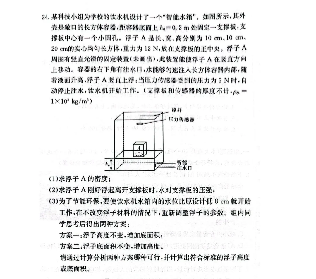 中考冲刺必备!附中集团初三一模全科试卷及答案~ 第34张