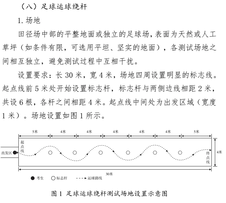 定州市2026年中考体育考试现场测试项目,附考试项目评分标准 第10张