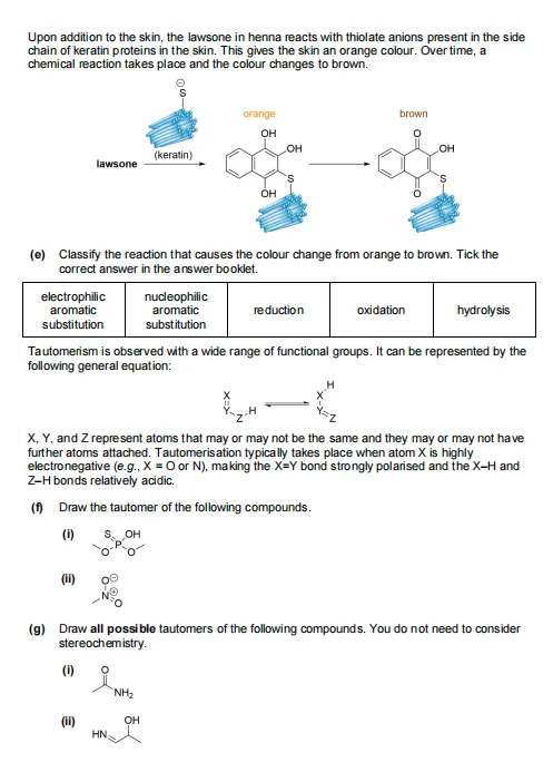【免费领】2026年UKCHO化学竞赛真题+答案 第8张