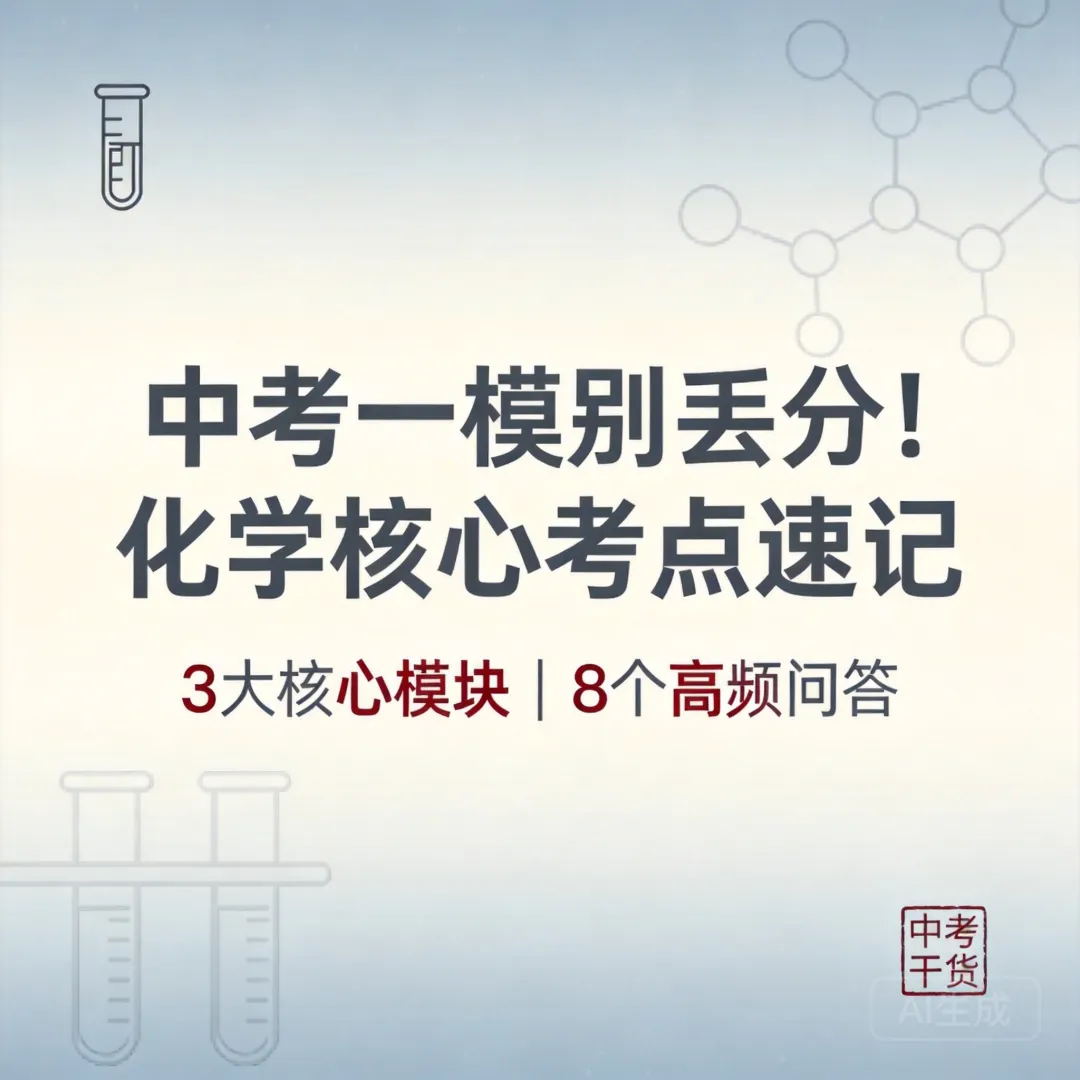 中考化学一模必看!基础实验问答+解析,考前速记(第二集) 第3张