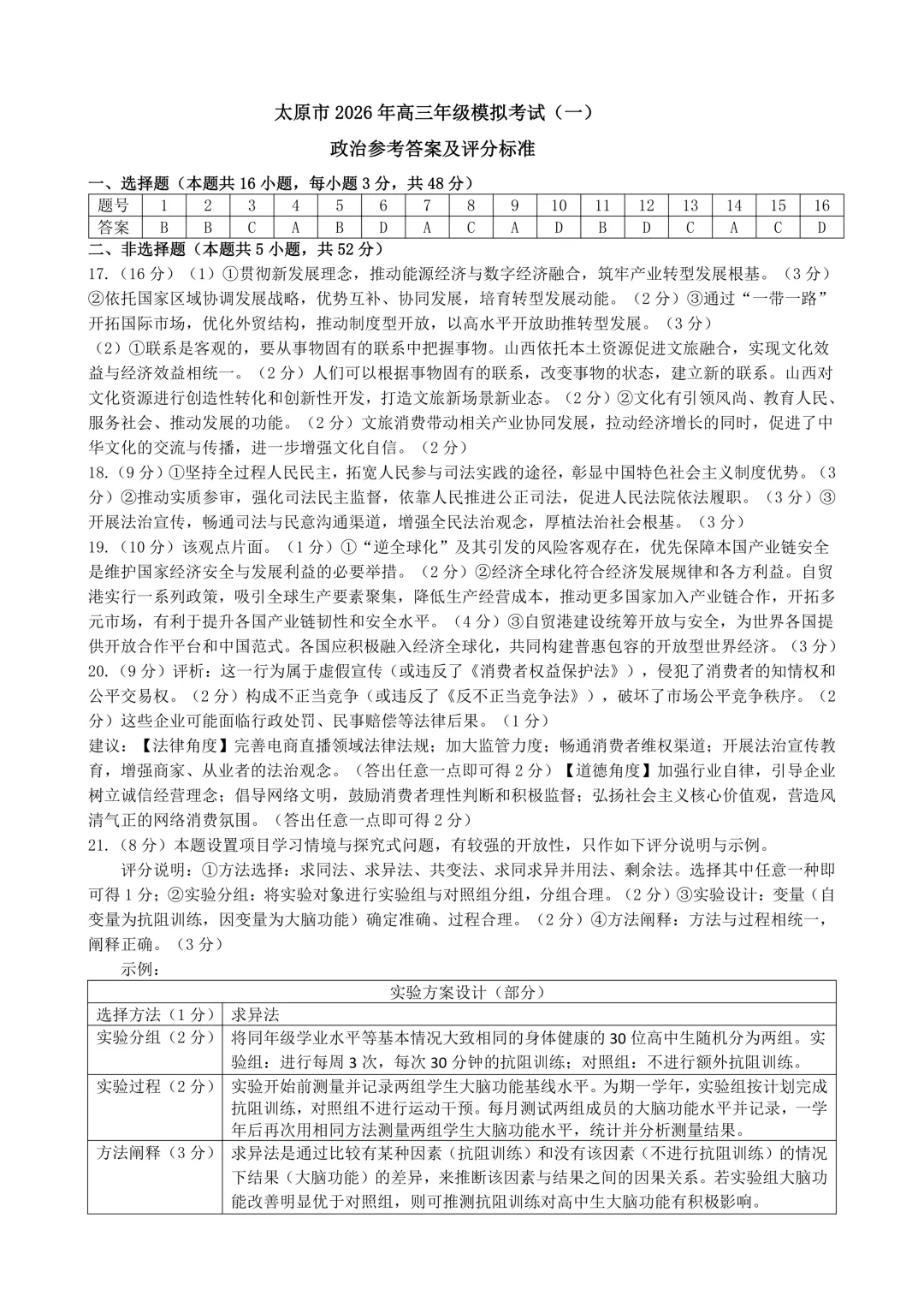新题速递!太原市2026年高三年级模拟考试一 第11张 新题速递!太原市2026年高三年级模拟考试一 第11张