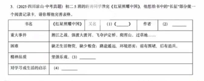 2026中考语文出题概率最高的一本名著(附核心考点) 第2张