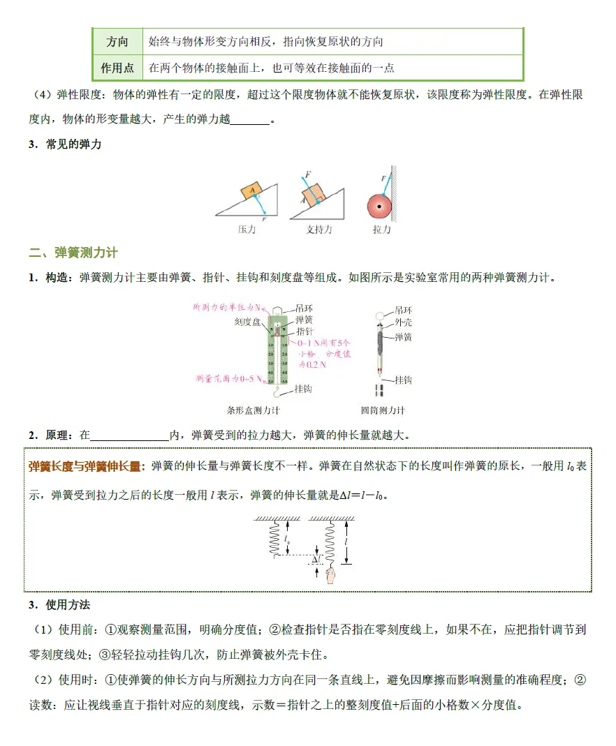 【精品资料~】2026中考物理知识清单(练习版+解析版) 第13张