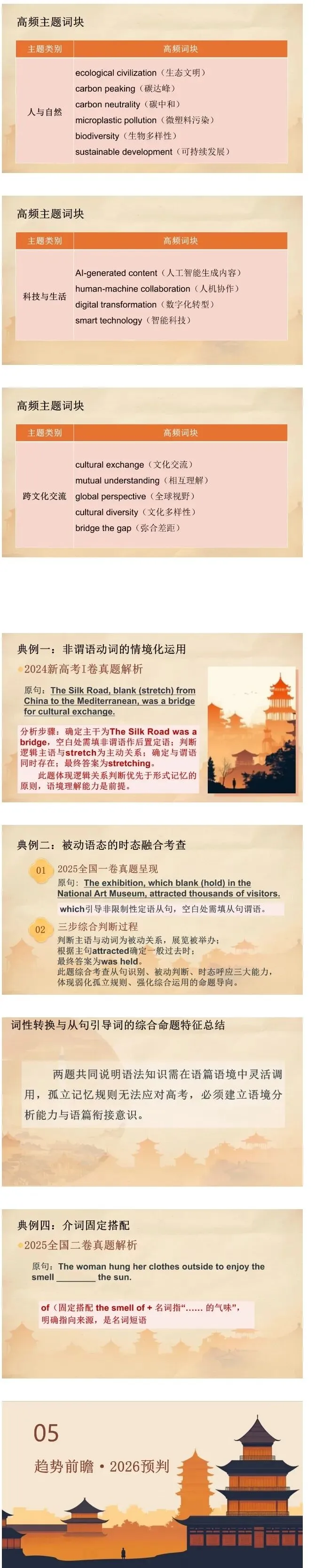 高三英语二轮总复习语法填空:五年真题解码与2026决胜攻略 第5张