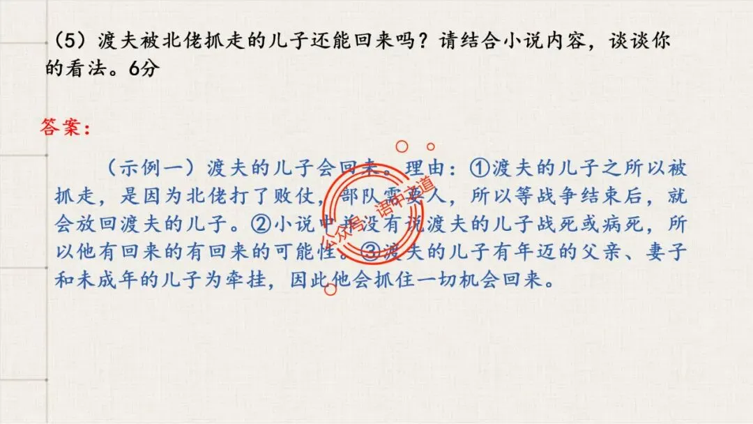 【12篇真题小说】讲透【小说考点】(人物形象+叙述手法+人物心理+叙述视角+情节作用等) 第80张