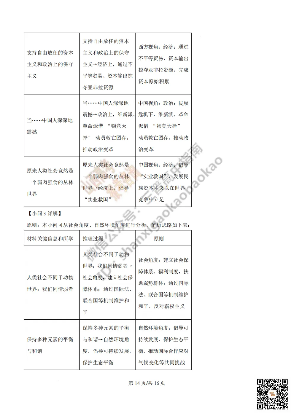 陕西省西安中学2026高三第三次模拟考试全科试题与答案!附送高清打印版 第222张