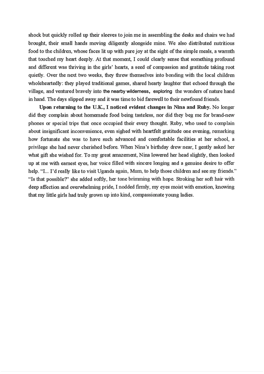 2026哈三中高三二模英语试卷+答案 第14张