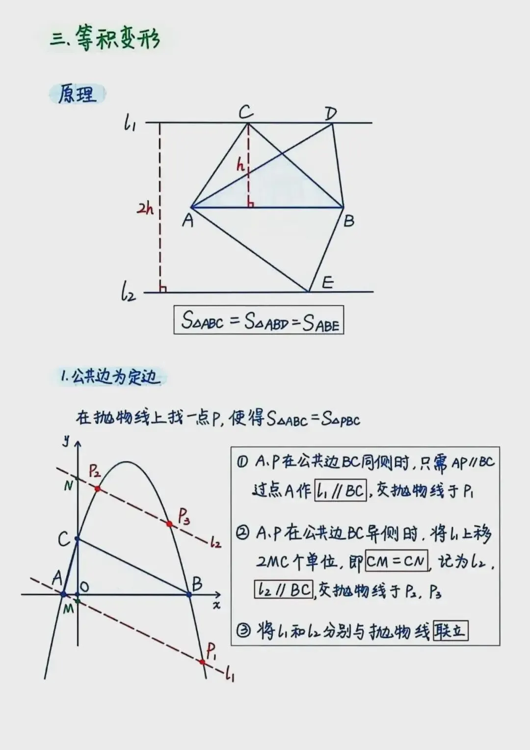 中考必看!二次函数面积问题,3 招拆解不丢分 第4张