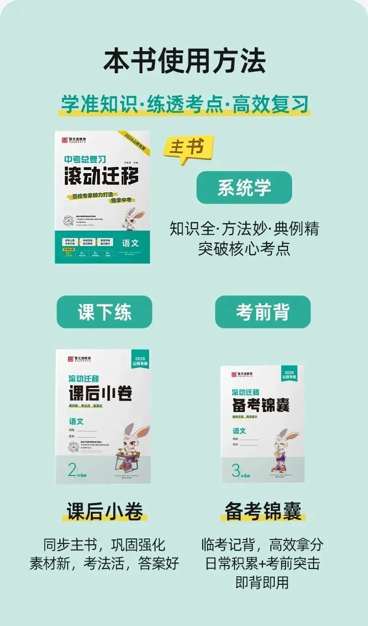 2026《晋文源山西中考总复习滚动迁移》 第6张