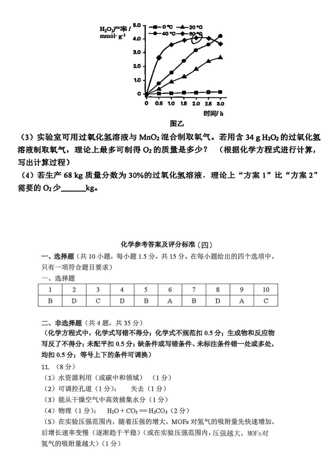 2026年各地九年级化学模拟考试卷最新汇总(高清)初三化学一模考试卷及答案 第48张
