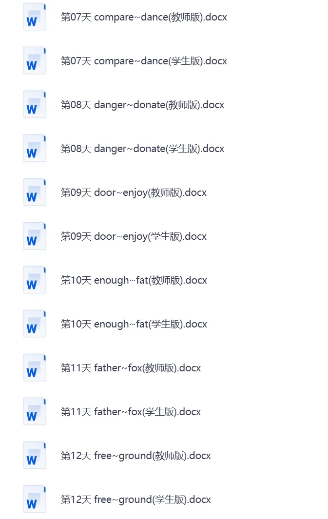 2026年中考英语《新课标1600词汇一遍过》| 可下载打印 第3张