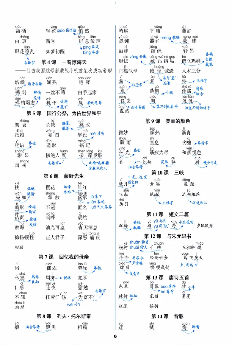 中考语文基础复习:必背知识手册 第7张