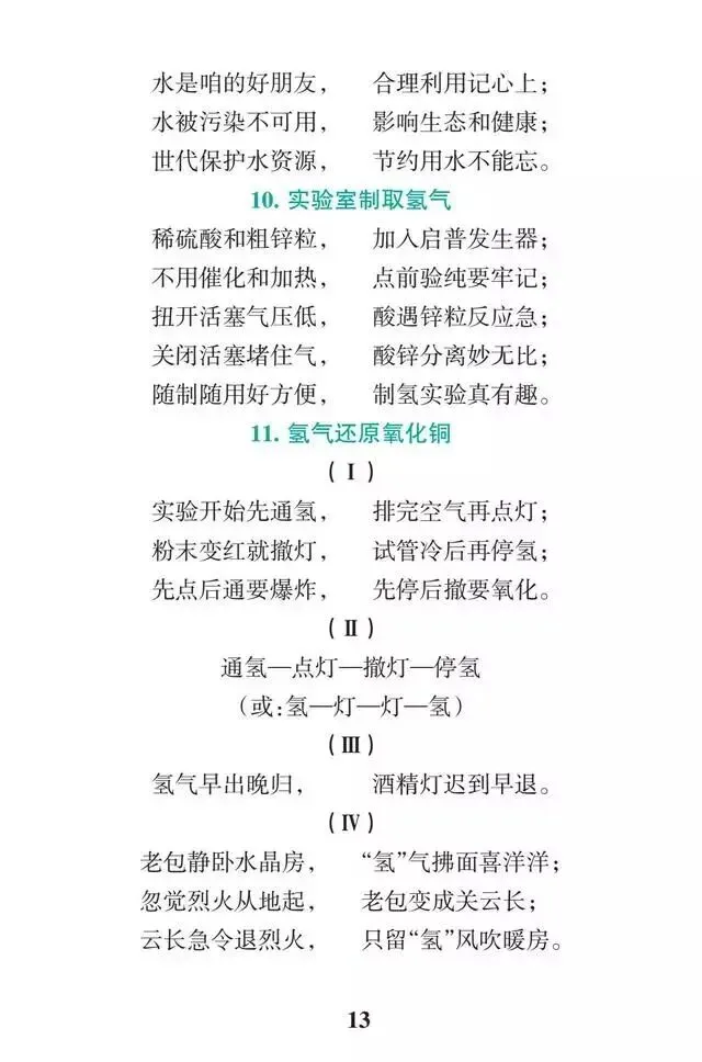 速收藏!初中化学必背21张表,快速掌握中考化学全部知识点! 第15张