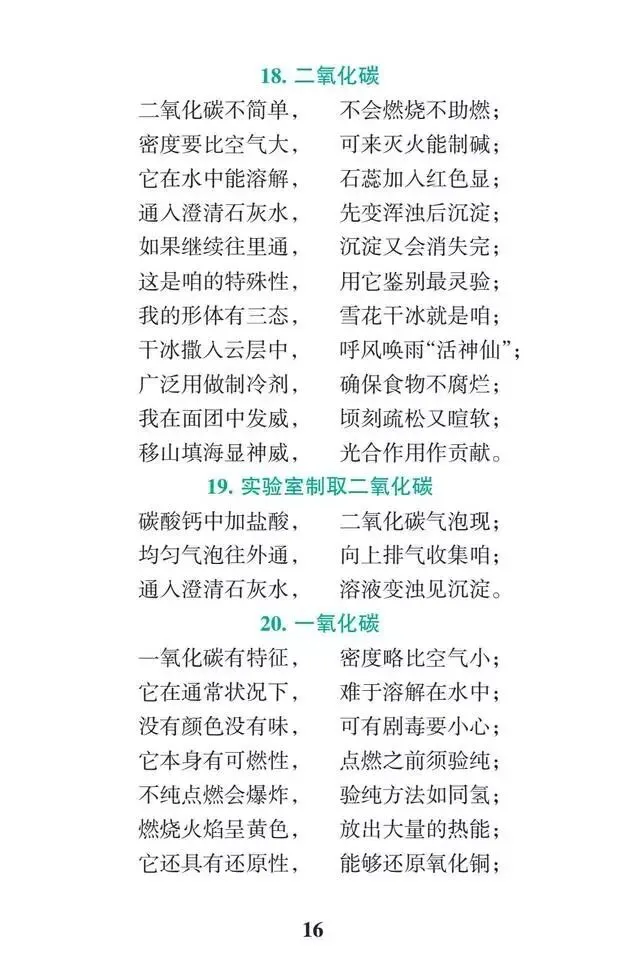 速收藏!初中化学必背21张表,快速掌握中考化学全部知识点! 第18张