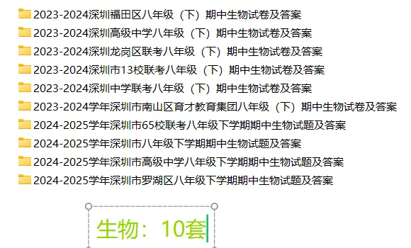 [精品汇总]深圳八年级下学期全科期中真题汇总 第7张
