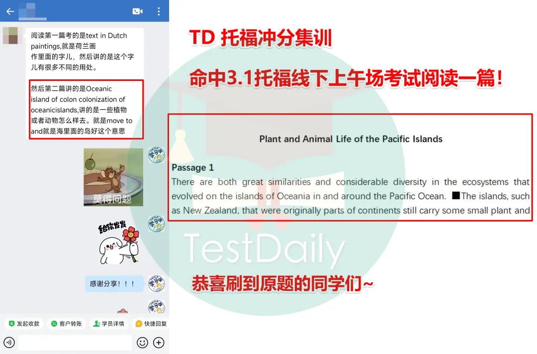 考前两周冲刺指南:TD 4.18托福真题集训开启报名! 第9张
