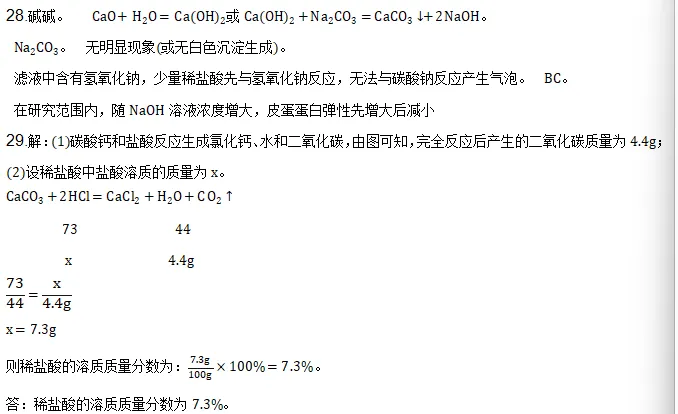 2025-2026九年级化学月考试卷 第16张