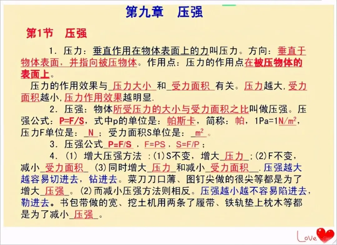 中考倒计时!2026物理公式全整理,再不看就晚了! 第9张 中考倒计时!2026物理公式全整理,再不看就晚了! 第9张
