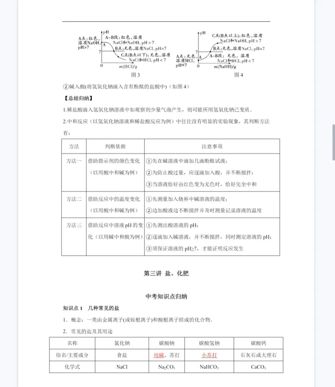 中考化学酸碱盐 第9张