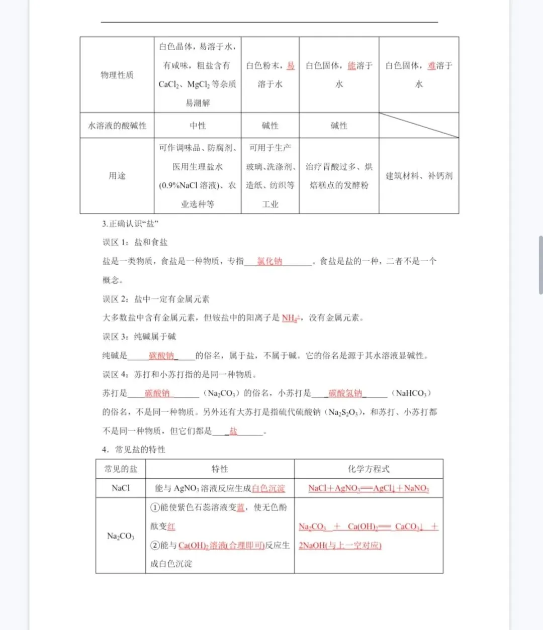 中考化学酸碱盐 第10张