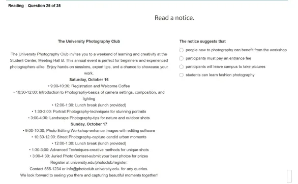 新托福第027套20260314真题(图片版) 第7张