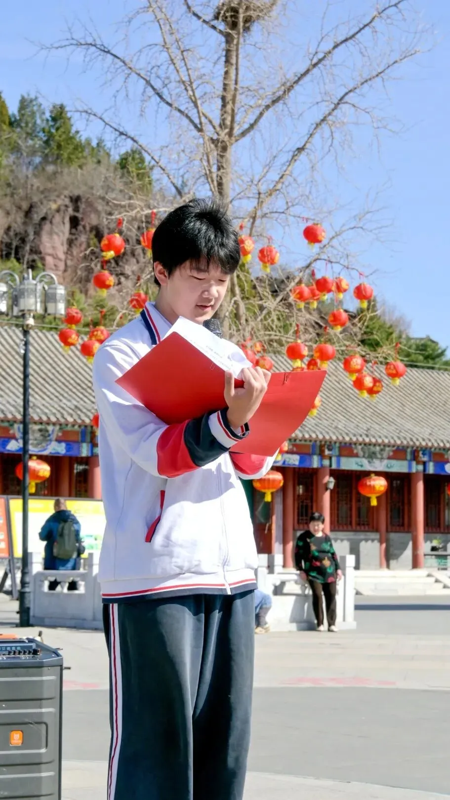 初中德育 · 中考誓师 | 登丫髻雄峰 燃百日壮志——北京市陈经纶中学团结湖分校初三百日誓师大会圆满举行 第6张