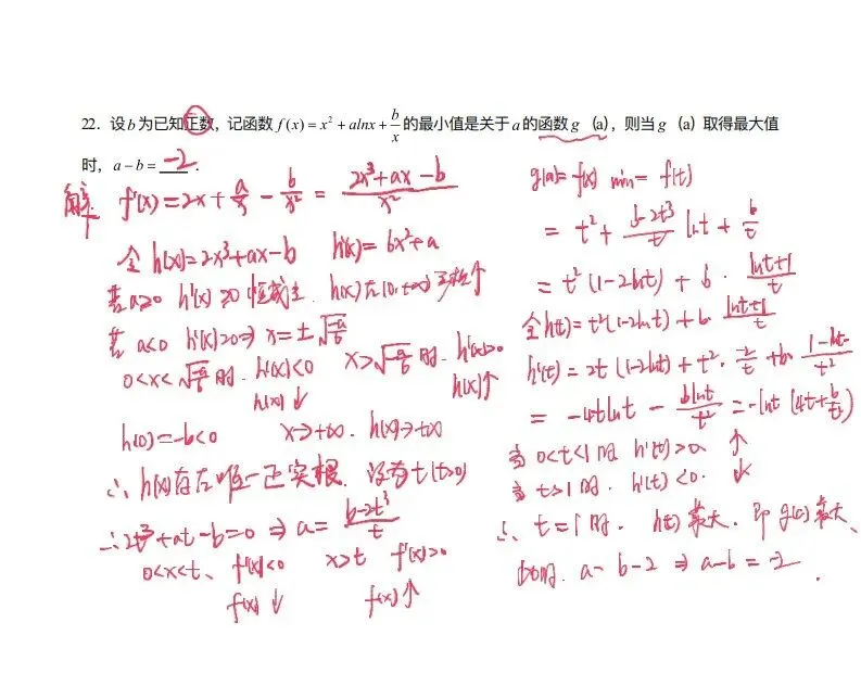 试卷分享0025:008-高中数学专题复习卷:导数综合 第11张