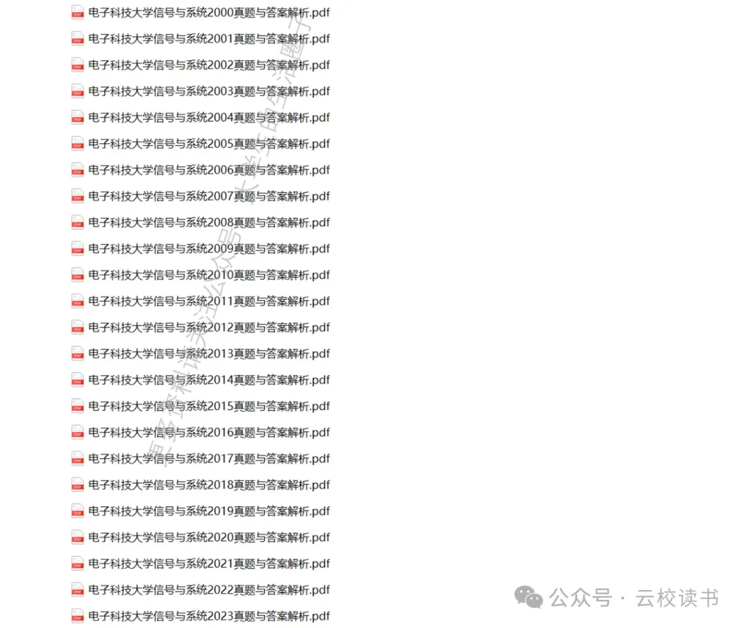 电子科技大学信号与系统历年真题与答案解析 第2张