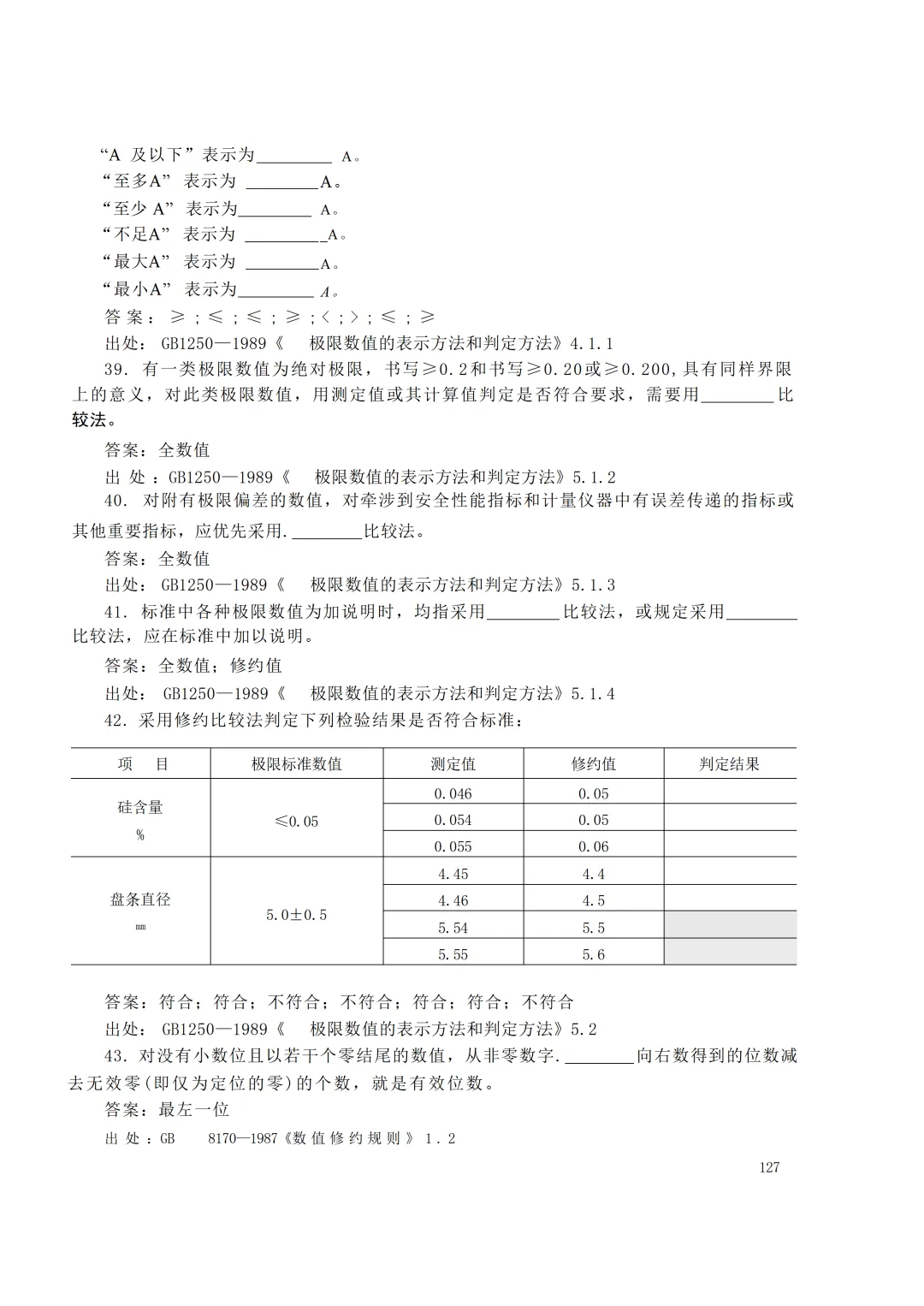 实验室资质认定(试卷)基本知识题-含:答案 第127张 实验室资质认定(试卷)基本知识题-含:答案 第127张