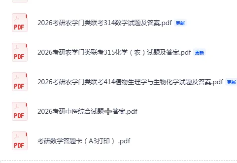 考研历年真题及答案解析各科完整版!(含最新2026真题答案) 第4张