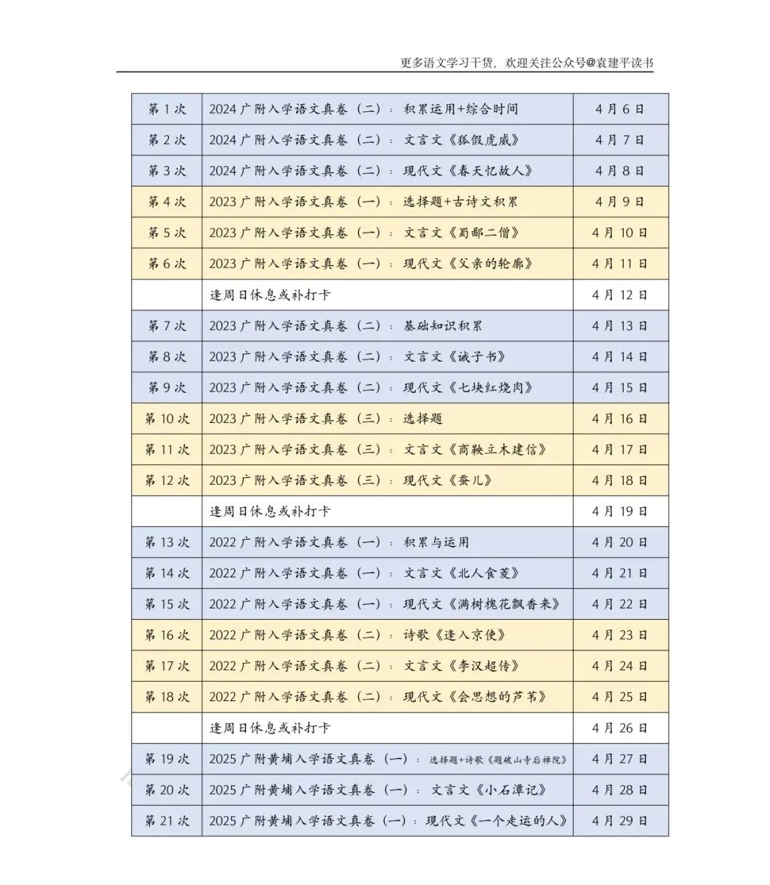 广州五六年级家长速看!XSC语文MK真题打卡第 2 期来了 第5张