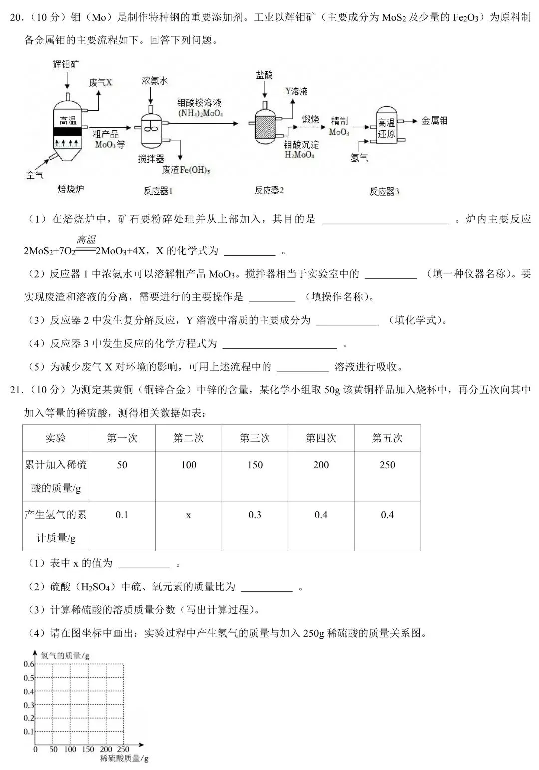 2026年4月广东省中考化学模拟试卷(含答案) 第9张