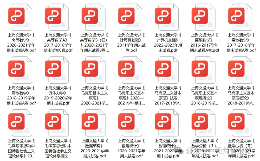 上海交通大学期中考试安排!(附真题资料) 第3张