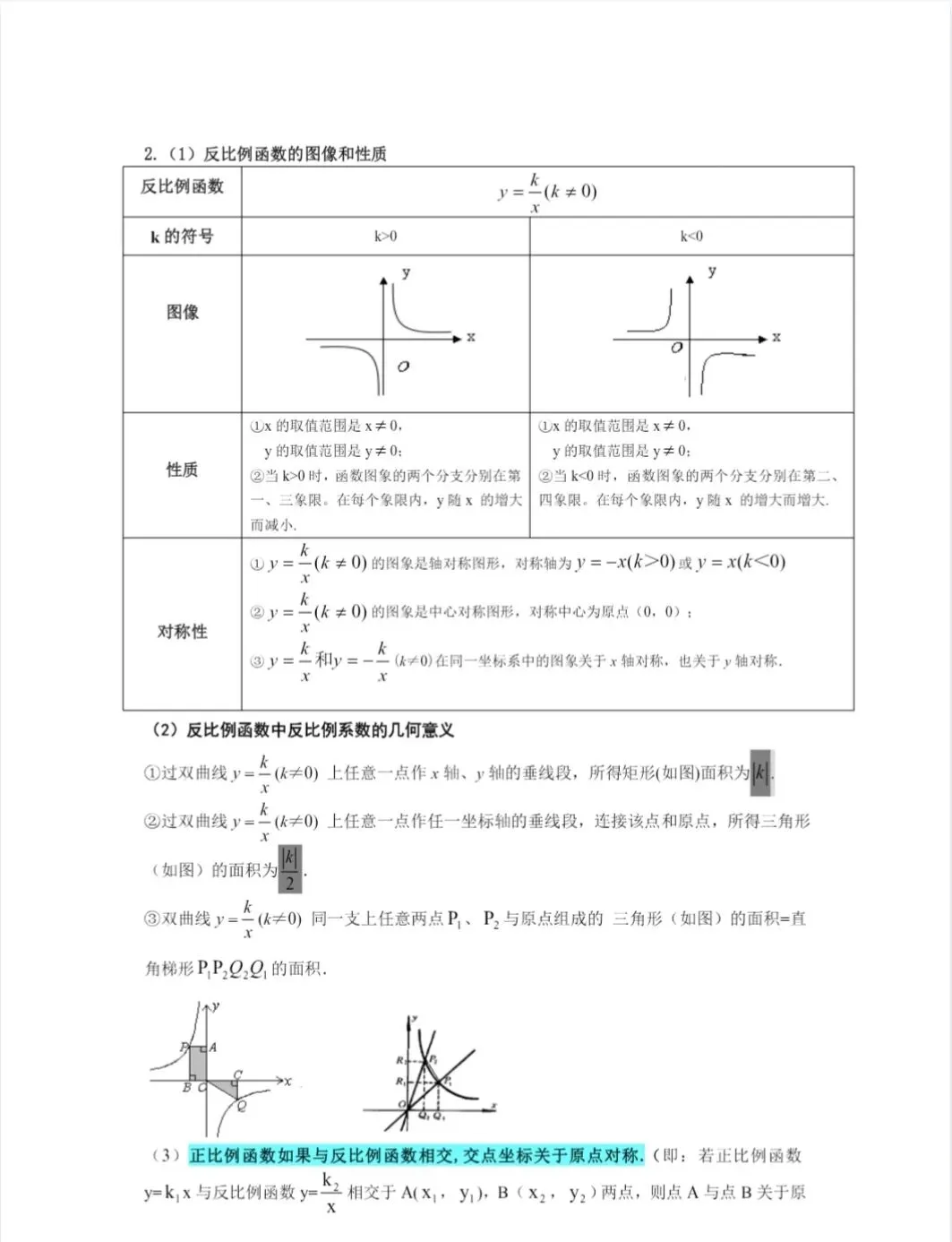 中考数学重要公式(全覆盖) 第3张