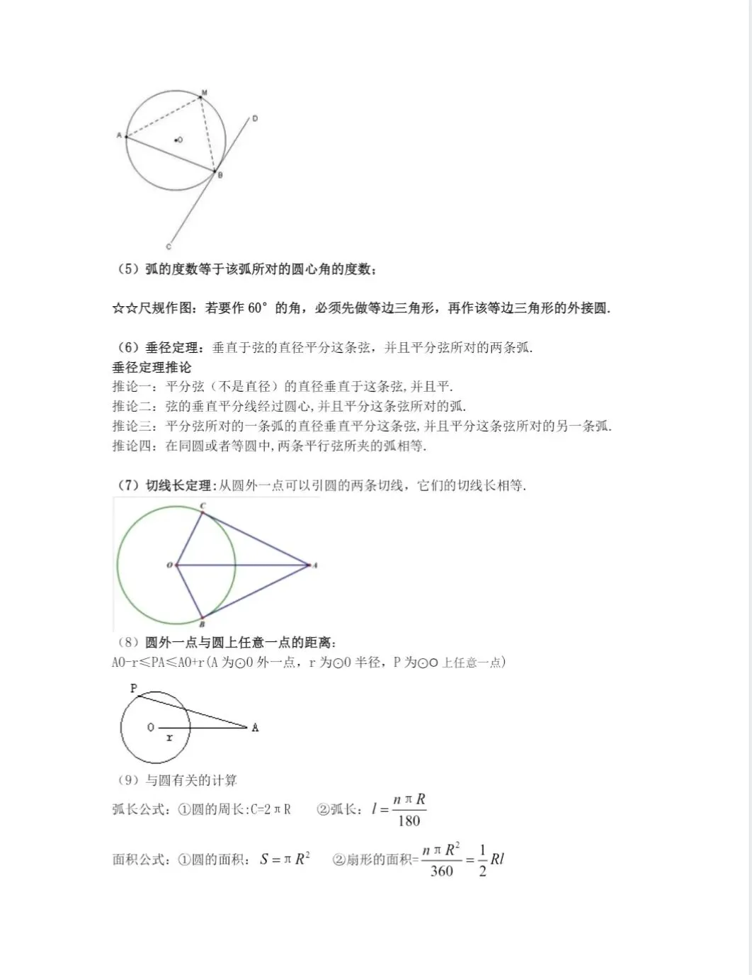 中考数学重要公式(全覆盖) 第14张